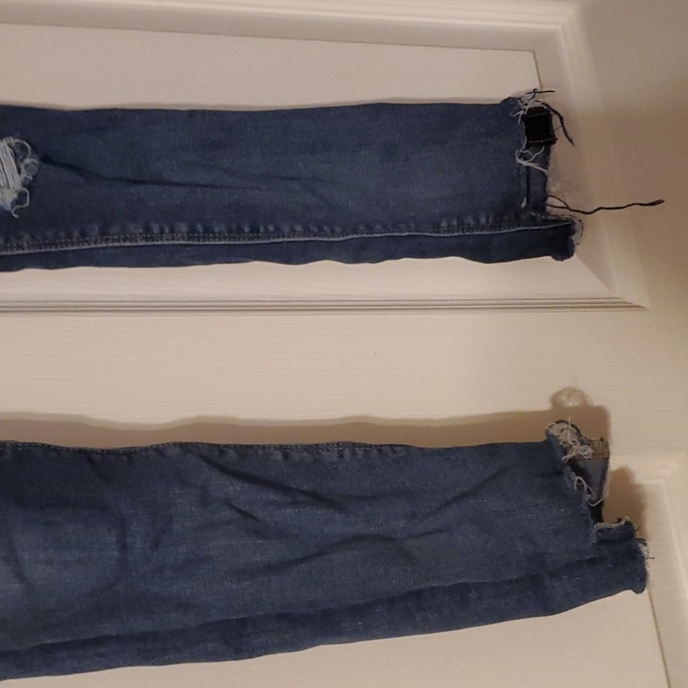 Lucky Brand Jeans Women's Size 00 24 Blue Skinny Jeans Ava Skinny Ankle Boho - Picture 10 of 12